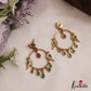 Pretty Peacock Motifs Kemp Earrings E1131 (Available In 2 Colors)