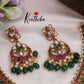 Traditional Kemp Square Teardrop Motifs Guttapoosalu Necklace NC2550