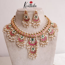 Royal Jadau Floral Guttaposalu  Necklace NC1911