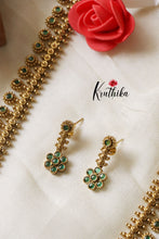 Simple floral Emerald balls Haaram LH628