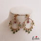 Pretty Peacock Motifs Kemp Earrings E1131 (Available In 2 Colors)