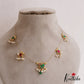 Pretty Teardrop Motifs Jadau Invisible Chain With Pearl Drops NC2720 (Available In 2 Colors)