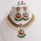Traditional Kemp Square Teardrop Motifs Guttapoosalu Necklace NC2550