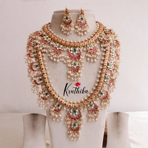 Royal Jadau Floral Guttaposalu Haram LH1838