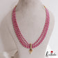 Beautiful Teardrop Motifs Multi Layer Pearl Bead Haaram LH2132 (Available In 9 Colors)