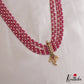 Beautiful Teardrop Motifs Multi Layer Pearl Bead Haaram LH2132 (Available In 9 Colors)