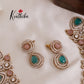 Elegant pastel AD droplet Stone Victorian Necklace NC1929