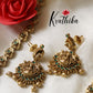 Simple Lakshmi Peacock Emerald Haaram LH629