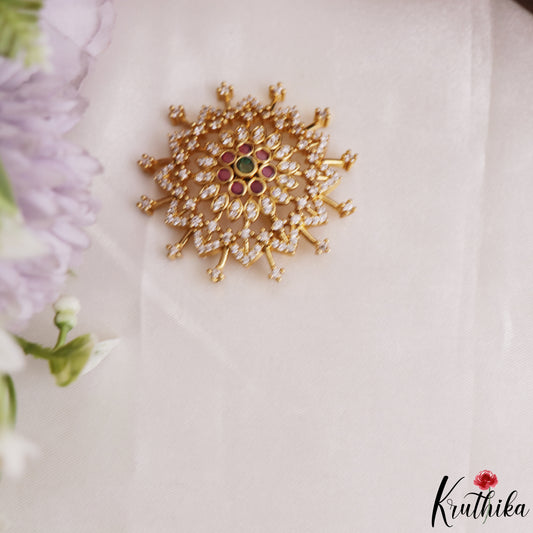 Pretty Floral Motifs Chandra Surya Kemp Hair Ornaments J421
