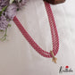 Beautiful Teardrop Motifs Multi Layer Pearl Bead Haaram LH2132 (Available In 9 Colors)