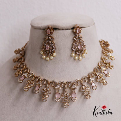 Radiant AD Victorian Necklace NC2515 (Available In 4 Colours)