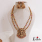 Grand Lakshmi Jadau Beads Haaram LH2000 (Available In 2 Colors)