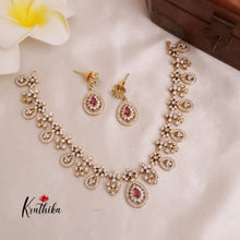 Pretty CZ Stone Necklace NC1930
