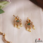 Elegant Floral Motifs CZ Victorian Necklace With Pearl Drops  NC3235 (Available In 4 Colors)