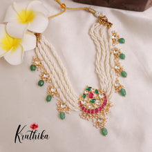 Gorgeous Jadau Pendant pearl Beads Necklace NC1932