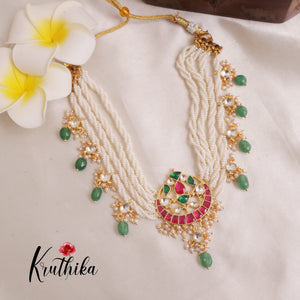 Gorgeous Jadau Pendant Beads Necklace NC1932