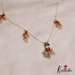 Trendy Teardrop Motifs Jadau Invisible Chain With Bead Drops NC2723 (Available In 2 Colors)