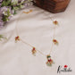 Trendy Teardrop Motifs Jadau Invisible Chain With Bead Drops NC2723 (Available In 2 Colors)