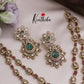 Elegant AD Teardrop Dual Strand Necklace  NC2547