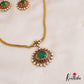 Stunning Jadau Moissanaite Pendant Chain Set NC2748