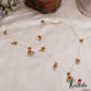 Trendy Teardrop Motifs Jadau Invisible Chain With Bead Drops NC2723 (Available In 2 Colors)