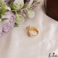 Pretty Adjustable Gold-Tone CZ Finger Ring R61 (Available in 2 Colours)