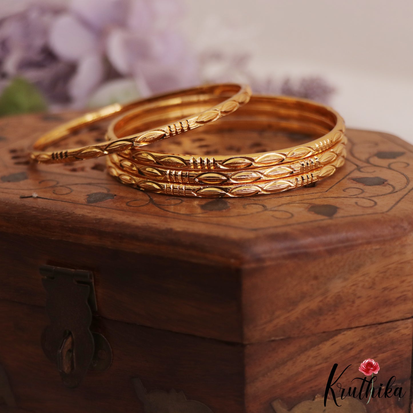 Beautiful Daily Wear Bangles B397 (Set of 4 Bangles)