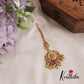 Stunning Antique Lakshmi Jadau Maang Tikka With Pearl And Bead Drops MT318 (Available In 2 Colors)