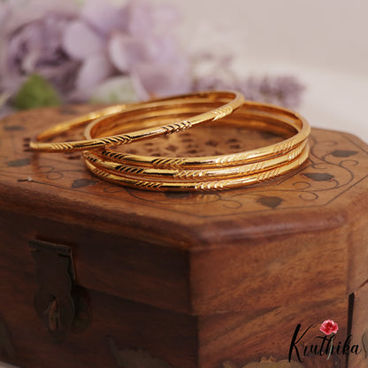 Trendy Daily Wear Bangles B393 (Set of 4 Bangles)
