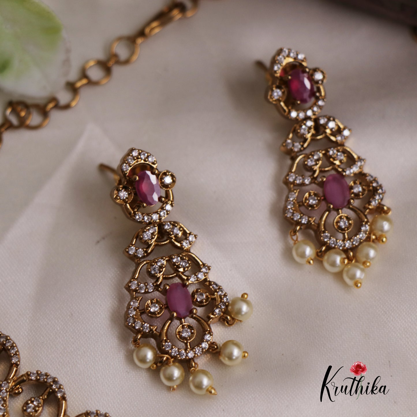 Radiant AD Victorian Necklace NC2515 (Available In 4 Colours)