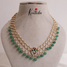 Pretty Pendant Pearl Beads Necklace NC1933