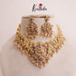 Premium Lakshmi Jadau Necklace NC1945  (Available in 2 Colours)