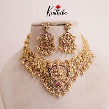 Premium Lakshmi Jadau Necklace NC1945  (Available in 2 Colours)