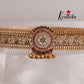 Beautiful  Peacock golden hip belt V245 (Available in 2 colours)