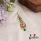 Gorgeous Floral Kemp Maang Tikka With Bead And Pearl Drops MT325