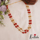 Classic Double Layered Coral Bead Mala LH2069