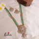 Royal Kemp stone Haram with pearl green LH1842