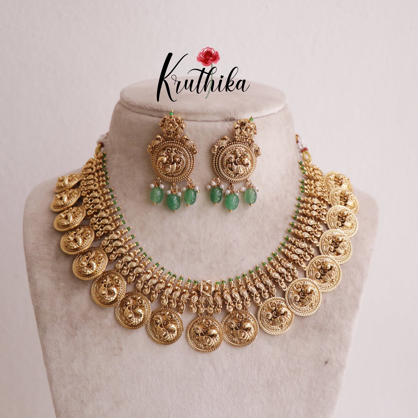 Beautiful Peacock  Coin Necklace NC1822