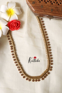 Simple floral Ruby balls Haaram LH628