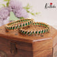 Beautiful Trendy victorian Stone Bangles B359 (Set Of 2 Bangles) (Available In 3 Colours)