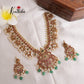 Beautiful Peacock Kempu guttapoosalu Necklace NC1910 (Available in 2 Colours)