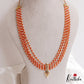 Beautiful Teardrop Motifs Multi Layer Pearl Bead Haaram LH2132 (Available In 9 Colors)