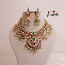 Royal Contemporary Kundan Jadau Pastel Beads Guttapoosalu Necklace NC1939