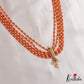 Beautiful Teardrop Motifs Multi Layer Pearl Bead Haaram LH2132 (Available In 9 Colors)
