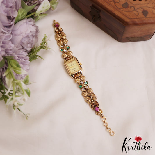 Stunning Antique Floral Bracelet Watch B487