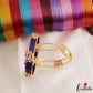 Classic Openable CZ Frame Bangle With 12 in 1 Interchangeable Color Bangles B571