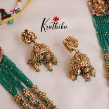 Premium Beads Temple Lakshmi Devi Haaram LH1886
