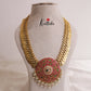 Gold finish Beautiful Jadau Pendant Kasu Haaram LH1848