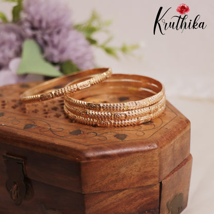 Classic Lakshmi Panchaloham Daily Wear Bangles B386 (Set of 4)