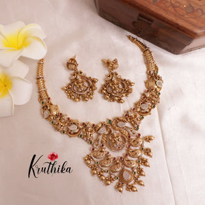 Gorgeous Lakshmi Peacock Necklace NC1915
